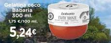 Oferta de Babaria - Gelatina Coco por 5,24€ en Supermercados Piedra