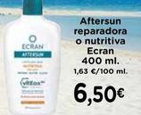 Oferta de Ecran - Aftersun Reparadora O Nutritiva por 6,5€ en Supermercados Piedra