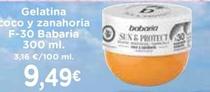 Oferta de Babaria - Gelatina Coco Y Zanahoria F-30 por 9,49€ en Supermercados Piedra