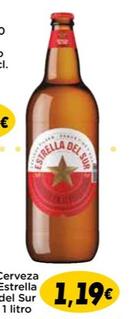 Oferta de Cerveza por 1,19€ en Supermercados Piedra
