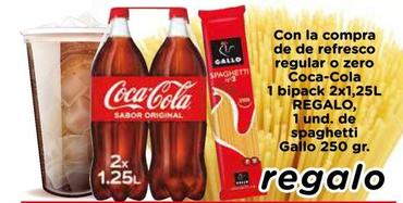 Oferta de Coca-cola - Con La Compra De Refresco Regular O Zero en Supermercados Piedra