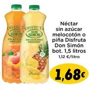 Oferta de Don Simón - Néctar Sin Azúcar Melocotón O Piña Disfruta por 1,68€ en Supermercados Piedra
