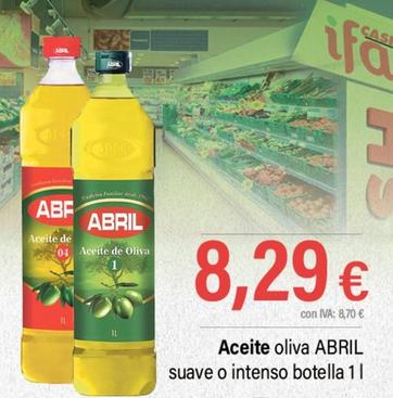 Oferta de Aceite de oliva por 8,29€ en Cash Ifa