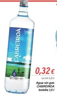 Oferta de Agua por 0,32€ en Cash Ifa