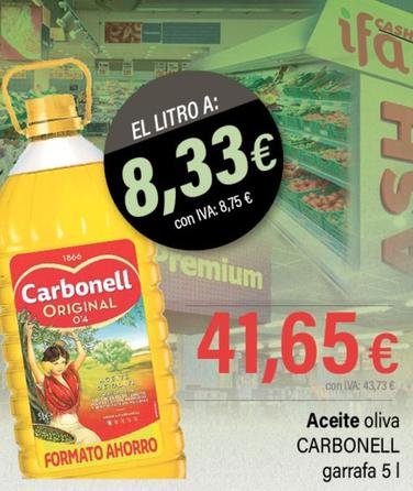 Oferta de Aceite de oliva por 41,65€ en Cash Ifa