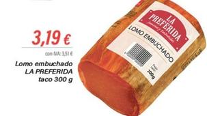 Oferta de Lomo embuchado por 3,19€ en Cash Ifa