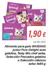 Oferta de Comida para gatos por 1,9€ en Cash Ifa