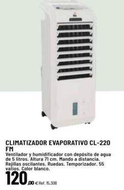 Oferta de Climatizador evaporativo en Coferdroza