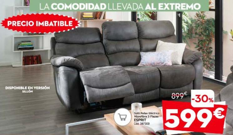 Oferta de Sofá relax por 599€ en Conforama