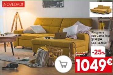 Oferta de Chaise longue con cama por 1049€ en Conforama