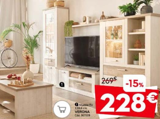 Oferta de Verona - Mueble Tv por 228€ en Conforama