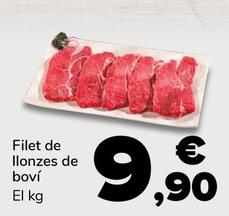 Oferta de Supeco - Filet De Ilonzes De Boví por 9,9€ en Supeco