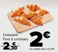 Oferta de Croissant por 2€ en Supeco