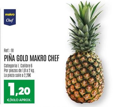 Oferta de Piña por 1,2€ en Makro