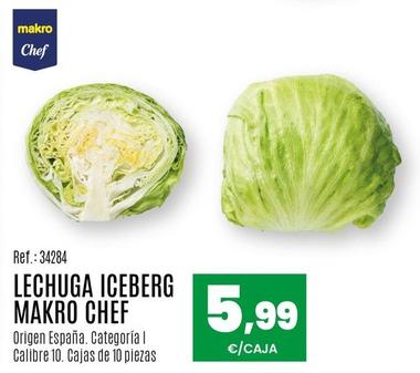 Oferta de Lechuga iceberg por 5,99€ en Makro