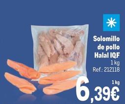 Oferta de Solomillo De Pollo Halal IQF por 6,39€ en Makro