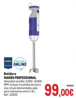 Oferta de Makro Professional - Batidora  por 99€ en Makro