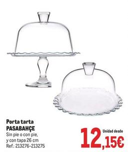 Oferta de Pasabahçe - Porta Tarta  por 12,15€ en Makro