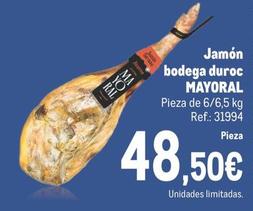 Oferta de Mayoral - Jamón Bodega Duroc por 48,5€ en Makro