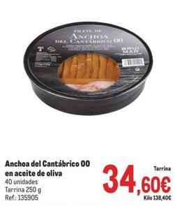 Oferta de Brui Mar - Anchoa Del Cantabrico 00 En Aceite De Oliva por 34,6€ en Makro
