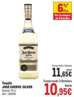Oferta de Jose Cuervo - Tequila Silver por 11,65€ en Makro
