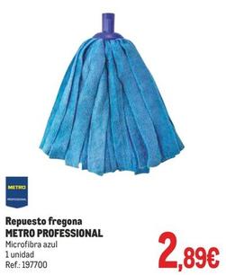 Oferta de Metro Professional - Repuesto Fregona por 2,89€ en Makro