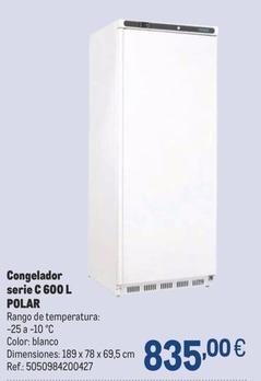 Oferta de Polar - Congelador Serie C 600 L por 835€ en Makro