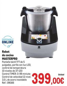Oferta de  Masterpro - Robot De Cocina por 399€ en Makro