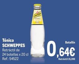 Oferta de Schweppes - Tónica por 0,64€ en Makro