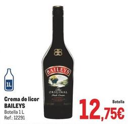Oferta de Crema de licor por 12,75€ en Makro