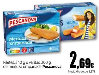 Oferta de Pescanova - Filetes De Merluza Empanada por 2,69€ en Unide Supermercados