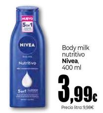 Oferta de Nivea - Body Milk Nutritivo por 3,99€ en Unide Supermercados