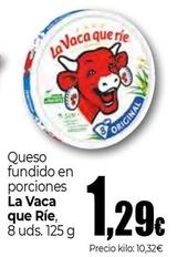 Oferta de La Vaca Que Ríe - Queso Fundido En Porciones por 1,29€ en Unide Supermercados