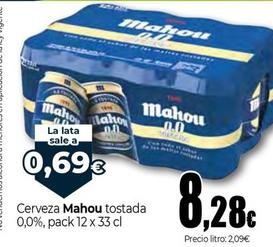 Oferta de Mahou - Cerveza Tostada por 8,28€ en Unide Supermercados