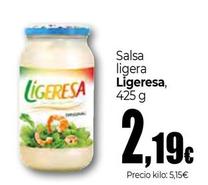 Oferta de Ligeresa - Salsa Ligera por 2,19€ en Unide Supermercados