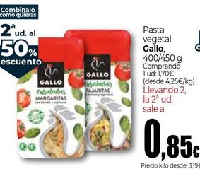 Oferta de Gallo - Pasta Vegetal por 0,85€ en Unide Supermercados