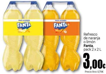 Oferta de Fanta - Refresco De Naranja O Limon por 3€ en Unide Supermercados