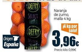Oferta de Naranjas De Zumo Malla por 3,96€ en Unide Supermercados