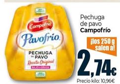 Oferta de Campofrío - Pechuga De Pavo por 2,74€ en Unide Supermercados