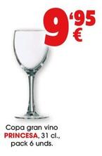 Oferta de Copa de vino por 9,95€ en Top Cash