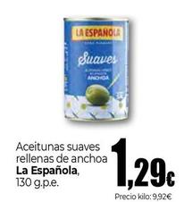 Oferta de La Española - Aceitunas Suaves Rellenas De Anchoa por 1,29€ en Unide Market