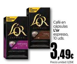Oferta de L'or - Café En Cápsulas por 3,49€ en Unide Market