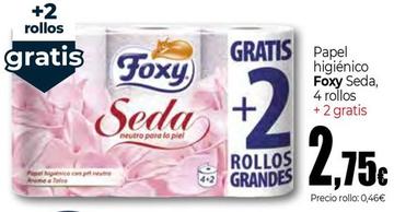 Oferta de Foxy - Papel Higienico por 2,75€ en Unide Market