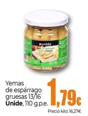 Oferta de Unide - Yemas De Espárrago Gruesas por 1,79€ en Unide Market