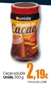 Oferta de Unide - Cacao Soluble por 2,19€ en Unide Market
