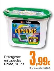 Oferta de Unide - Detergente En Cápsulas por 3,99€ en Unide Market