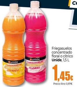 Oferta de Unide - Friegasuelos Concentrado Floral O Cítrico por 1,45€ en Unide Market