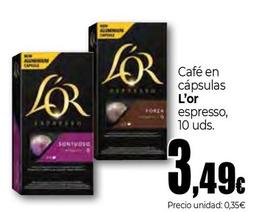 Oferta de L'or - Cafe En Capsulas por 3,49€ en Unide Market