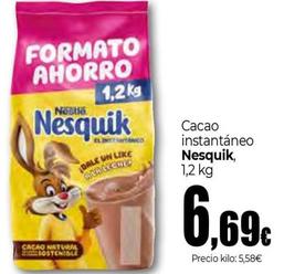 Oferta de Nestlé - Cacao Instantaneo Nesquik por 6,69€ en Unide Market