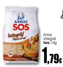 Oferta de Sos - Arroz Integral por 1,79€ en Unide Market